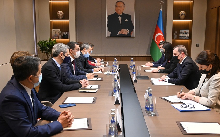 Джейхун Байрамов встретился с членами Национальной ассамблеи Франции