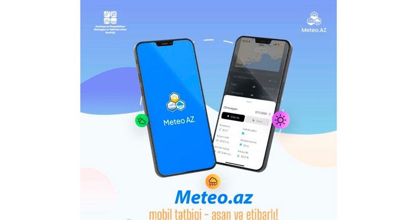 Meteo.az mobil tətbiqi test rejimində istifadəyə verilib