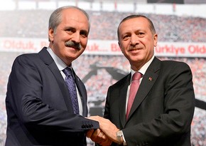 Ərdoğan Türkiyə parlamentinin yeni sədrini təbrik edib