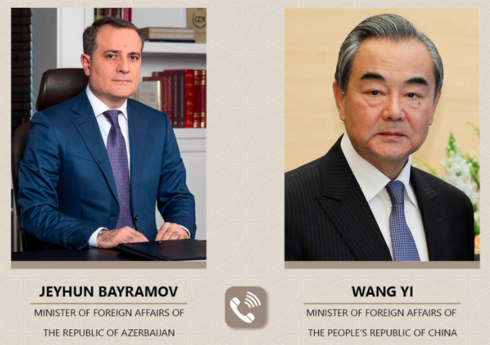 Главы МИД Азербайджана и Китая поговорили по телефону