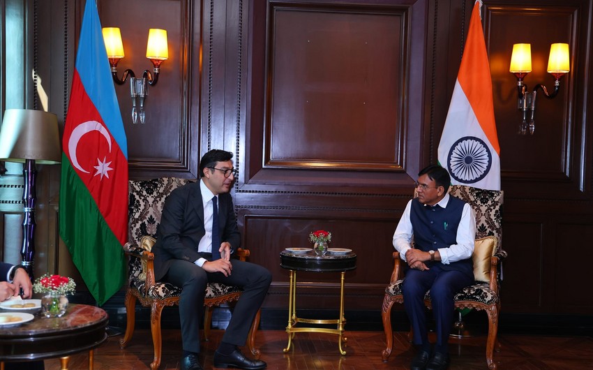 Azerbaijani minister of youth and sports visits India