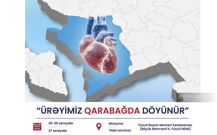 TƏBİB Füzulidə “Ürəyimiz Qarabağda döyünür!” layihəsi keçirəcək