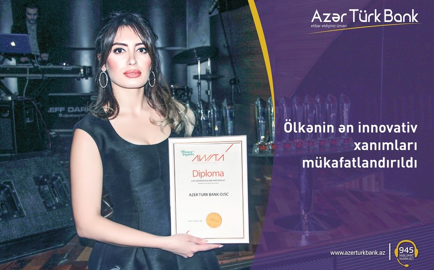 Azər-Türk Bank innovativ xanımları mükafatlandırıb