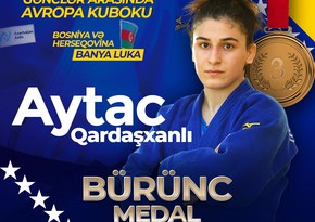 Avropa Kuboku: Azərbaycan cüdoçusu bürünc medal qazanıb
