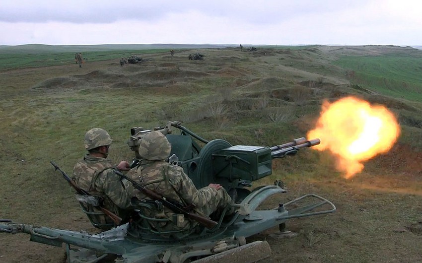 Azerbaijan's Air Defense Units carry out combat firing 