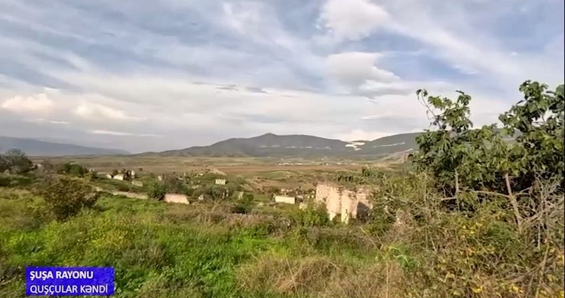 Şuşa rayonunun Quşçular kəndi - VİDEO