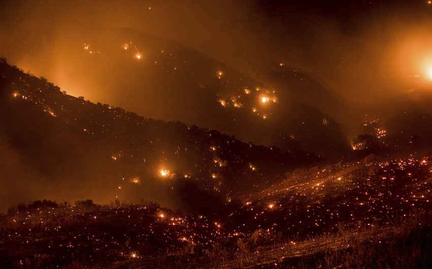 Пожар Томас признан рекордным по площади в истории Калифорнии