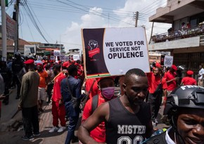 Over 40 people detained in protests in Ghana