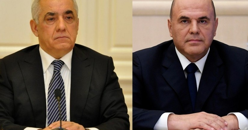 Russian and Azerbaijani PMs hold telephone conversation