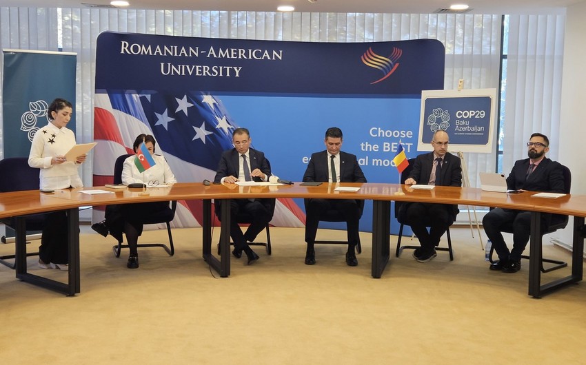 Romanian university hosts event on initiatives put forward by Azerbaijan's COP29 Presidency