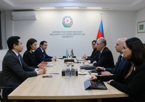 Azerbaijan's ecology minister discusses COP29 with adviser to Kazakh president