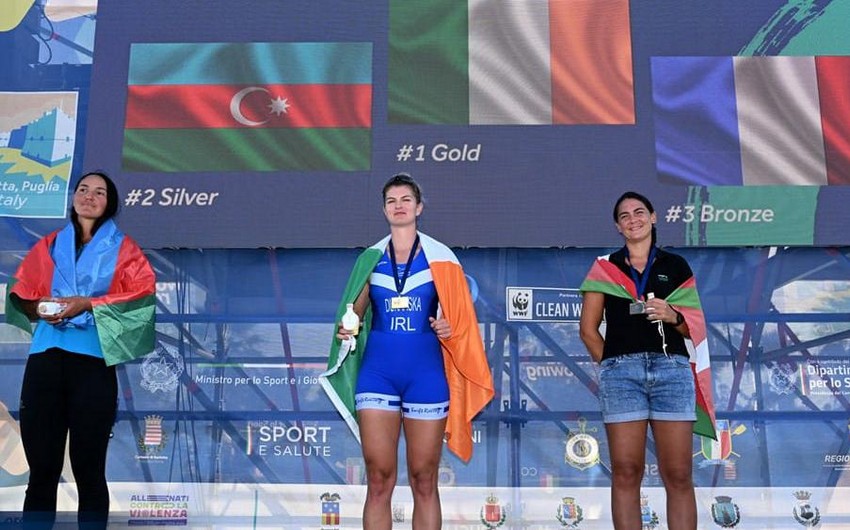 Азербайджанская гребчиха завоевала серебряную медаль чемпионата мира