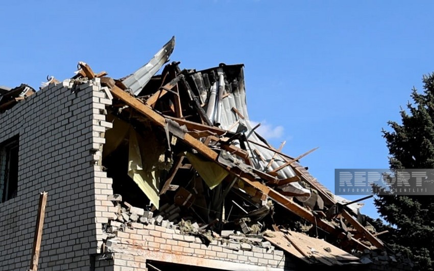 Ukraynaya son hücumların nəticələri - FOTOREPORTAJ