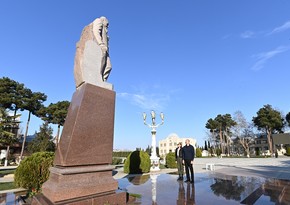 Президент Ильхам Алиев и первая леди Мехрибан Алиева посетили Агджабединский район