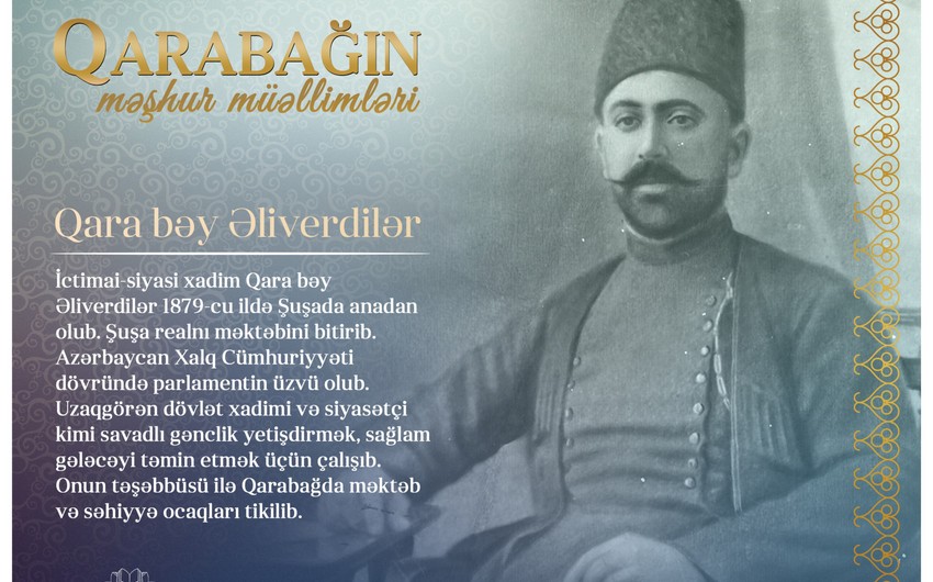 Знаменитые учителя Карабаха - Гара бек Аливердилер 