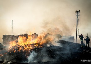 Bakıda taxta bazarında yanğın söndürülüb - VİDEO - YENİLƏNİB-4 - FOTOREPORTAJ