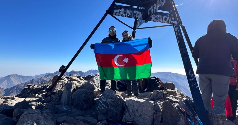 Azerbaijani conquers Morocco’s highest peak