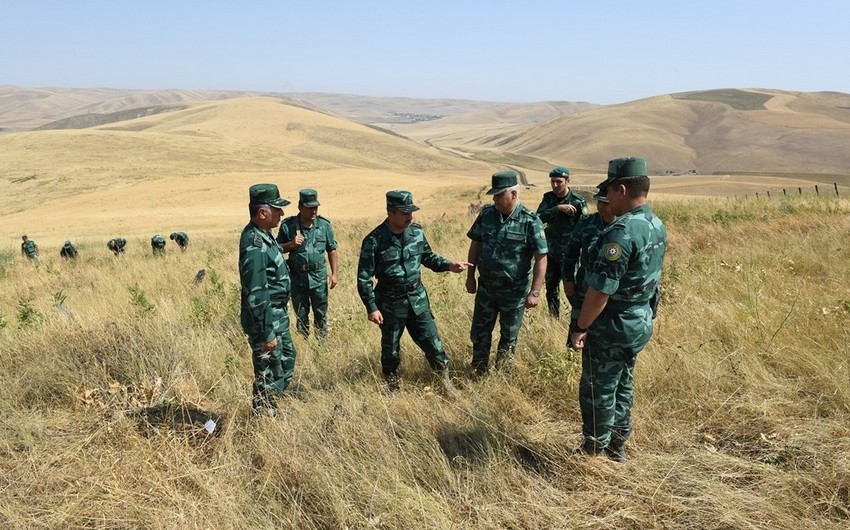 Elchin Guliyev visits territory of incident on Iranian-Azerbaijani border
