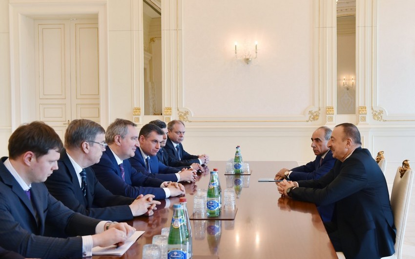 Президент Ильхам Алиев принял заместителя премьер-министра России