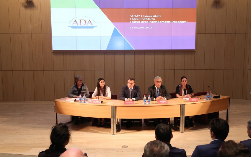 ​В Университете ADA состоялось открытие магистерской программы по специальности менеджмент по образованию