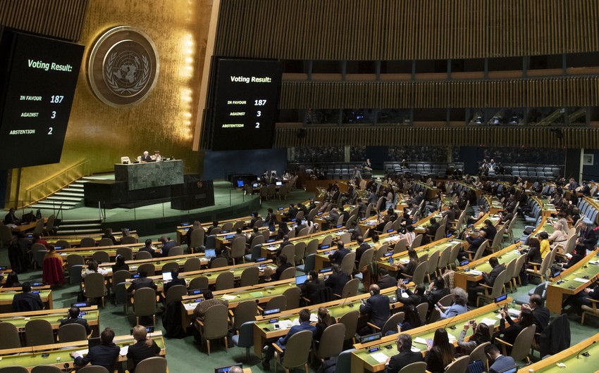 Президент Азербайджана выступит на 75-ой сессии Генассамблеи ООН