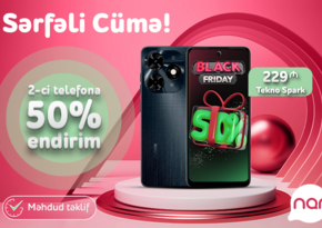 “Nar”dan “Sərfəli cümə” təklifi – 50 % endirimlə smartfon əldə et!