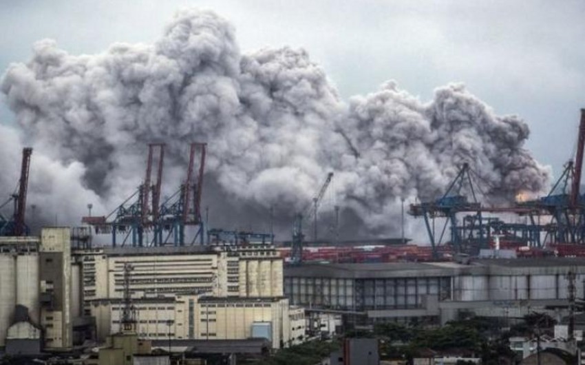 Brazil port fire unleashes toxic gas: 60 injured