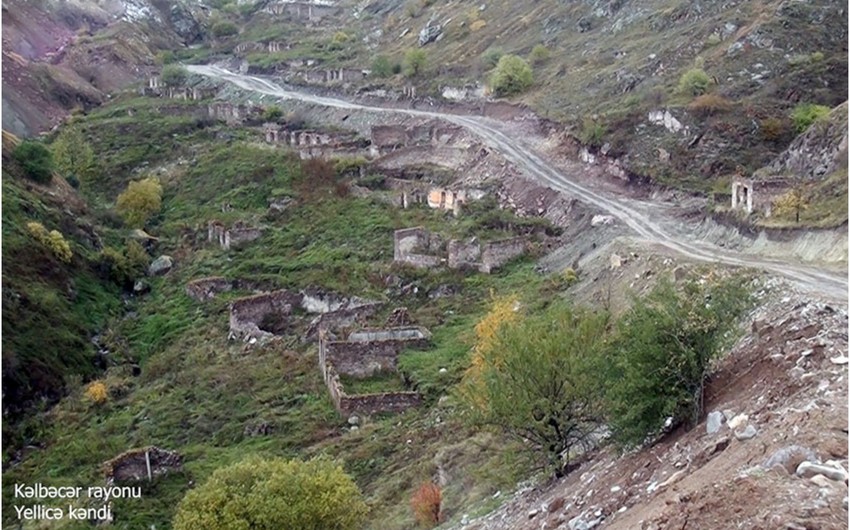 Footage from Yellija village of Kalbajar 