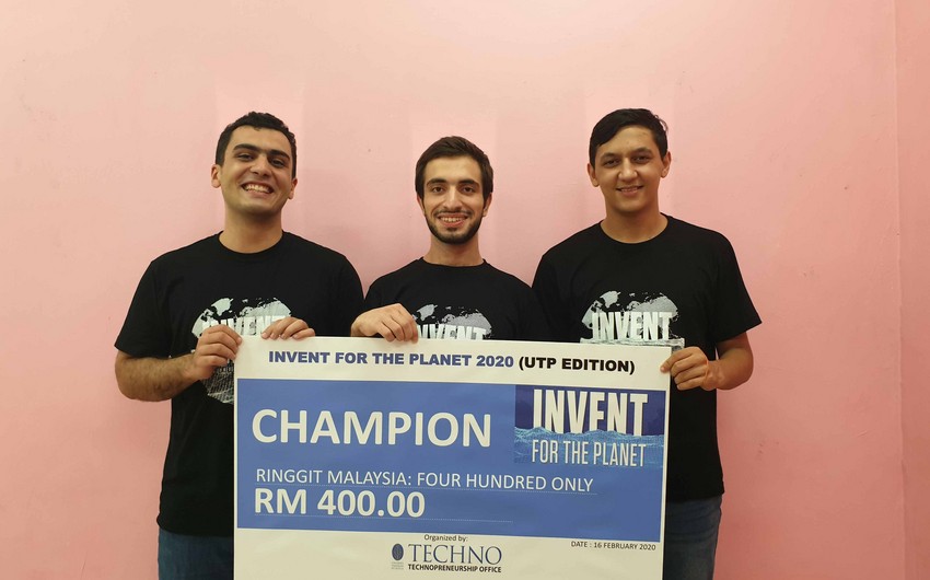 Baku Higher Oil School students win innovation competition in Malaysia