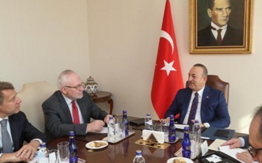 OSCE Minsk Group co-chairs meet with Turkish Foreign Minister