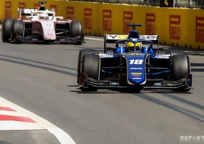 Formula-2 first race starts in Baku