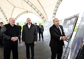 Presidents of Azerbaijan and Belarus visit devastated areas of Fuzuli city, review city’s master plan