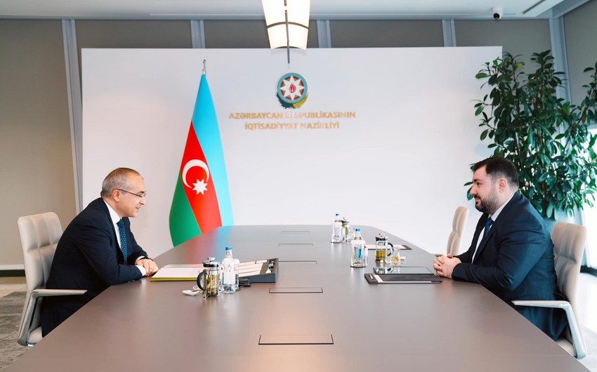 Azerbaijani economy minister meets with winners of 3rd Yukselish competition 