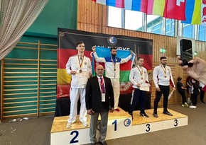 Азербайджанские каратеисты завоевали 3 медали на чемпионате Европы