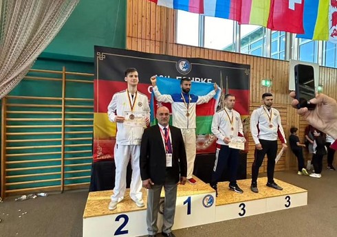 Азербайджанские каратеисты завоевали 3 медали на чемпионате Европы