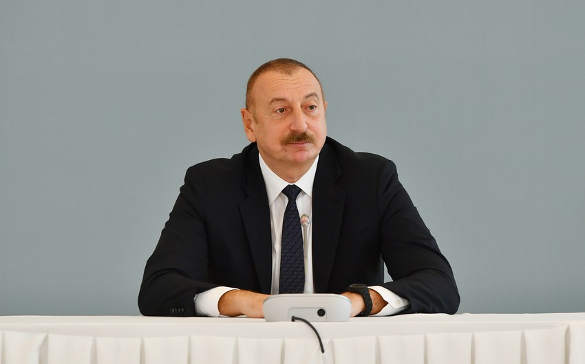 Ilham Aliyev: We are planning our gas development projects based on the existing contracts 