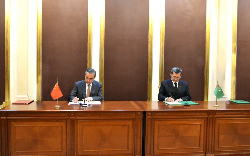 Official visit of the head of the external policy agency of China to Ashgabat