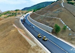 Строительство автодороги Ахмедбейли-Физули-Шуша продолжается стремительными темпами