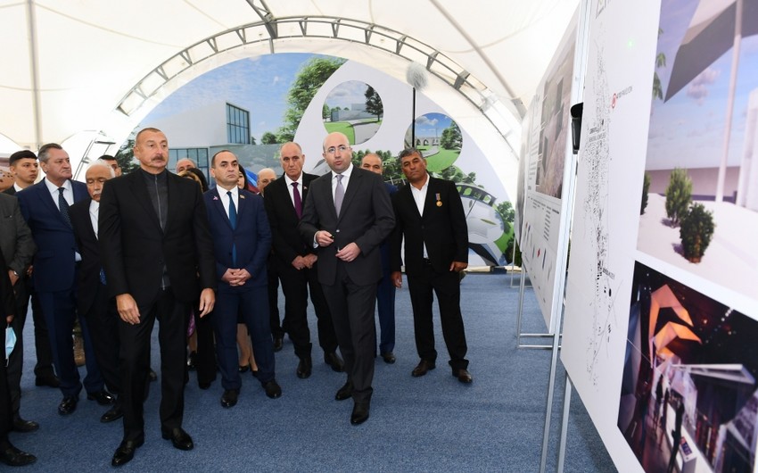 Президенту Азербайджана представлен план развития города Джебраила