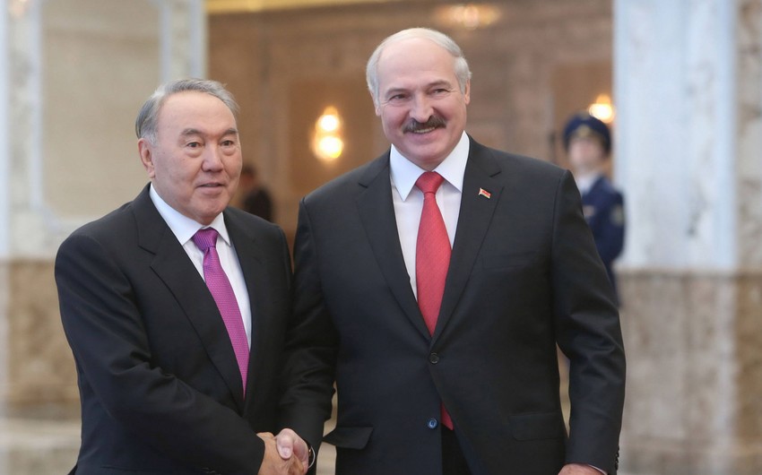Belarus Prezidenti Nazarbayevlə Qazaxıstandakı vəziyyəti müzakirə edib