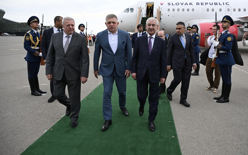 Slovak Prime Minister arrives in Azerbaijan for official visit 
