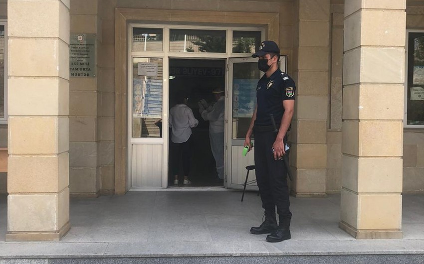 Бакинская полиция о соцбезопасности на выпускных экзаменах 