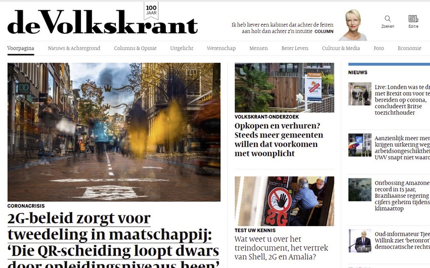 Dutch newspaper publishes untrue information about Azerbaijan 