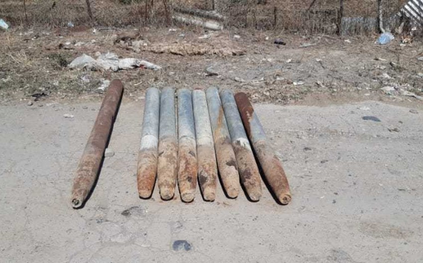 Ağstafa rayonunda 8 ədəd raket tapılıb