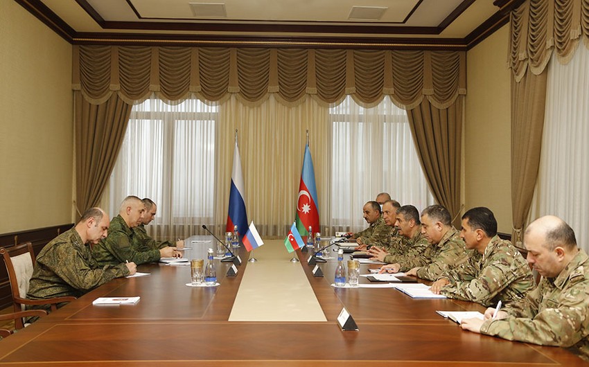 Zakir Hasanov met with Commander of peacekeeping forces to be deployed in Nagorno-Karabakh