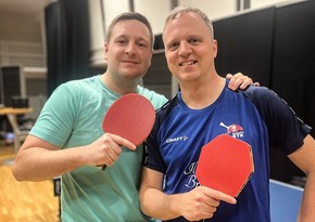 Swedish table tennis players set world record of longest ping-pong duel