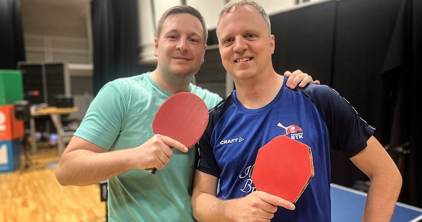 Swedish table tennis players set world record of longest ping-pong duel