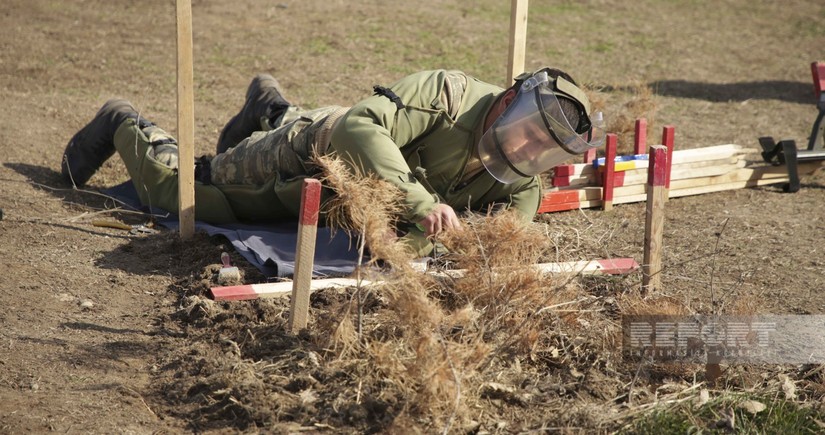 Azerbaijan discloses number of landmines found in liberated territories last week