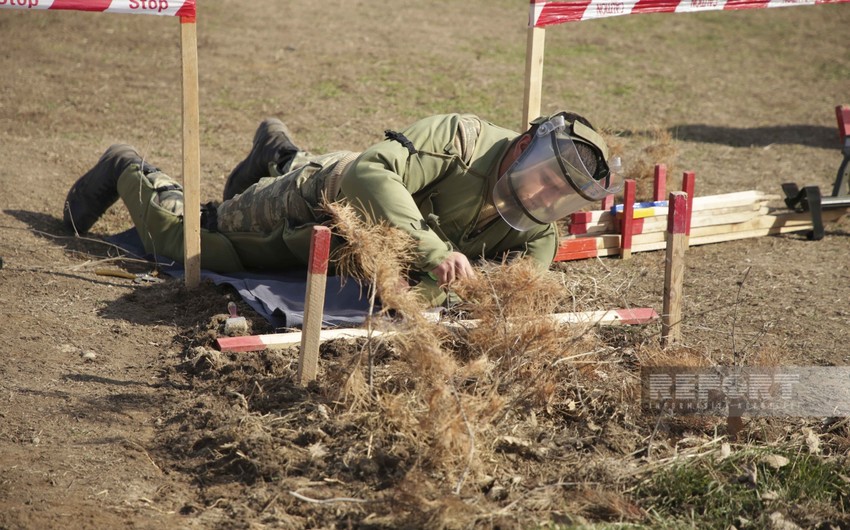 Azerbaijan discloses number of landmines found in liberated territories last week