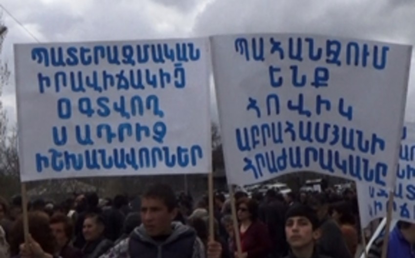 Участнице протестов в Армении грозят отправить сына в Карабах